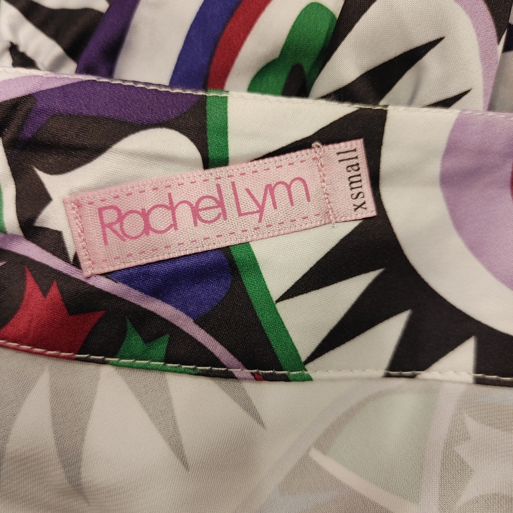 RACHEL LYM CRISTA MOSAIC BEADED COVER UP XS - Picture 8 of 9